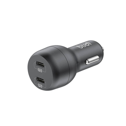 budi - 40W DUAL PD CAR CHARGER + Charger