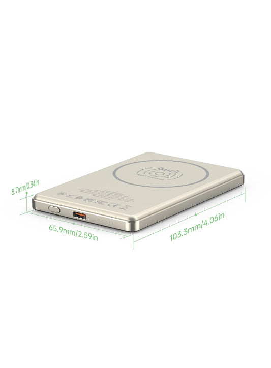 budi - Ultra-Thin 5000mAh
20w Wireless Powerbank