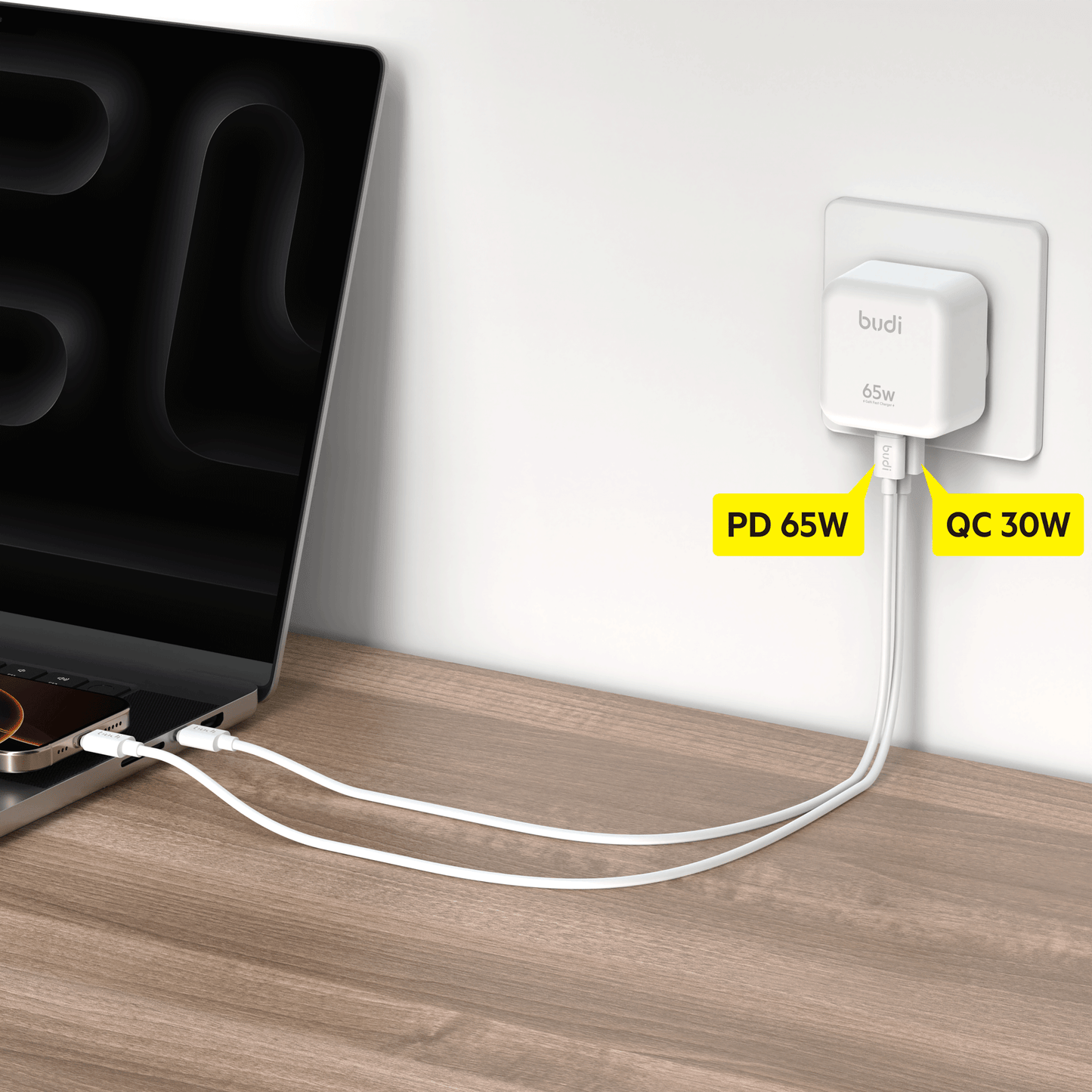 budi - Dual Wall Plug