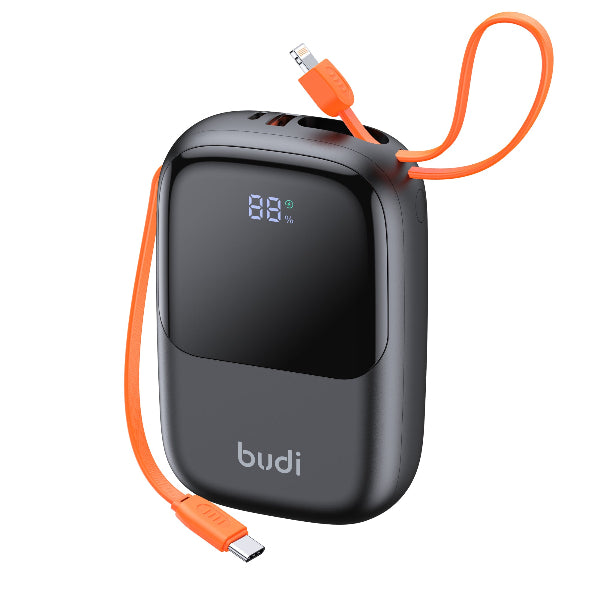 budi - Power Bank Equipped Dual Cable Fast Charging