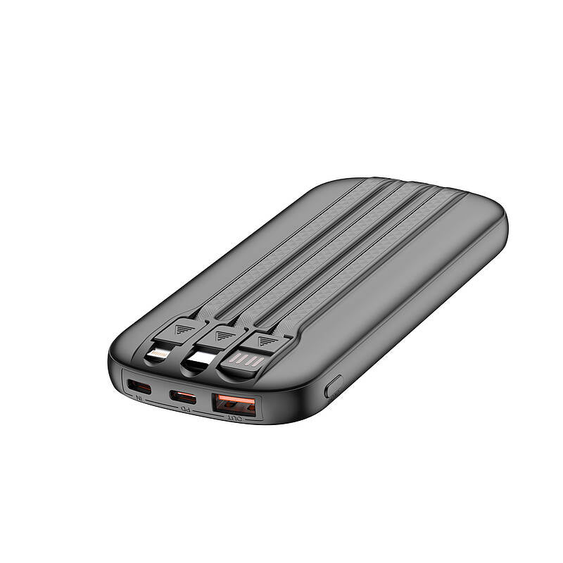 budi - 10,000mAh Powerbank with Built in Cables