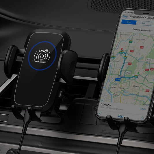 budi - Wireless Charger + Car Mount
