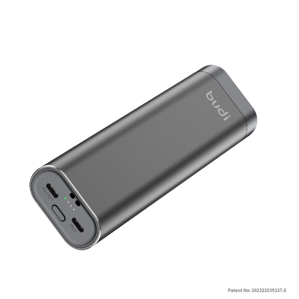 budi - Battery Charger
& 20w PD Power Bank(18650) batteries