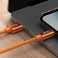 budi - Cosmic Orange USB-A to Lightning Charging Cable