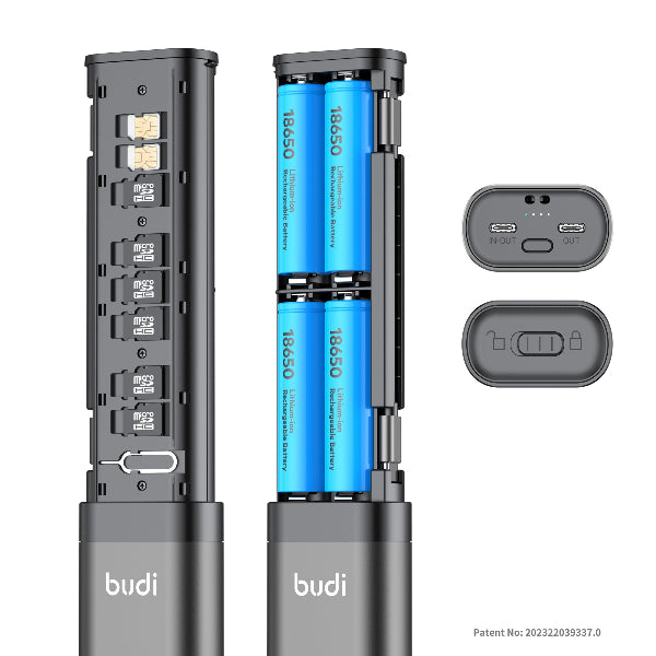 budi - Battery Charger
& 20w PD Power Bank