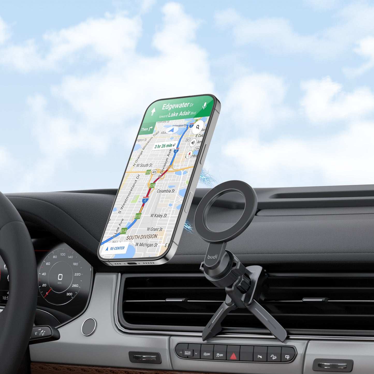 budi - Mag-E Vent Phone Holder