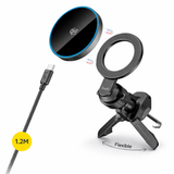 budi - 2 in 1 Mag-E Qi2 Ultra Car Charger