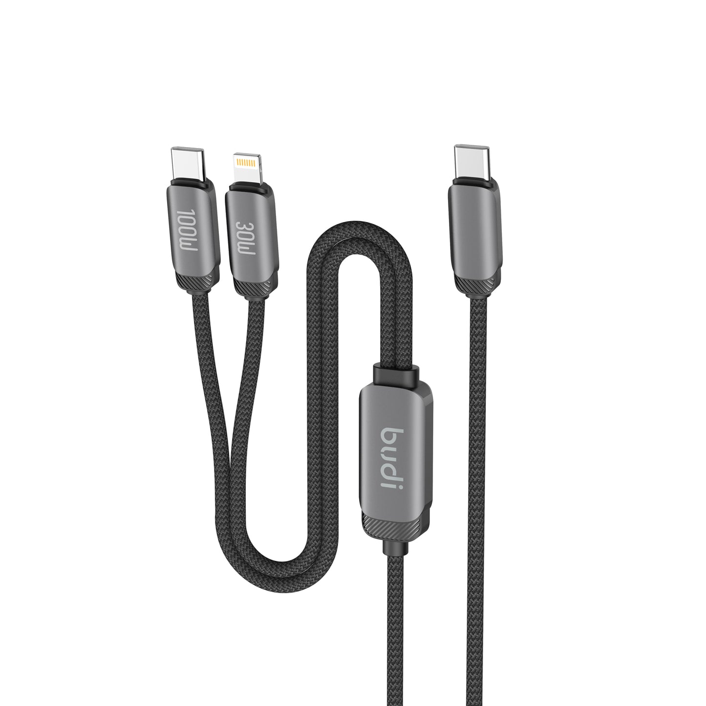 budi - Dual Lightning/Type-C Charging Cable