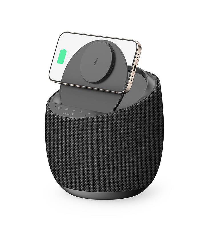 budi - Speaker with Magsafe+ wirless charging Stand