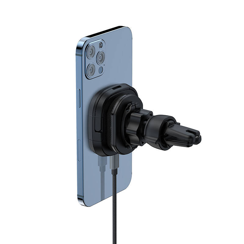 budi - Magsafe Car Mount + Wireless Charger