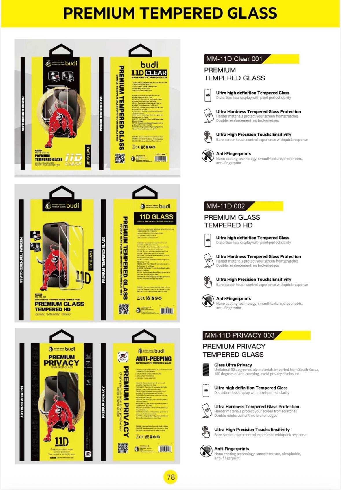 budi - Premium Screen Protectors