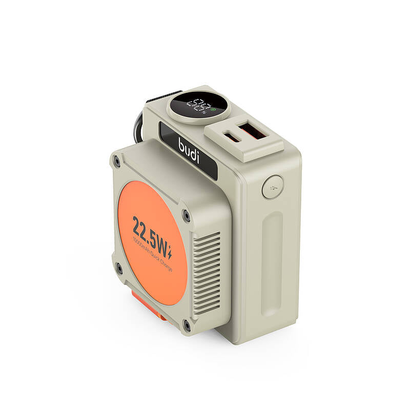 budi - Powerbank with Retractable Type C Cable