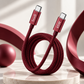 budi - burgandy Charging Cable