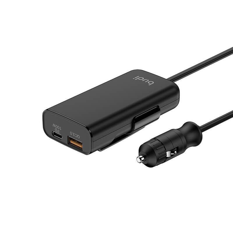 budi - 118w PD and QC3.0 Car Charger