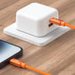 budi - Cosmic Orange Type-C to Lightning Charging Cable