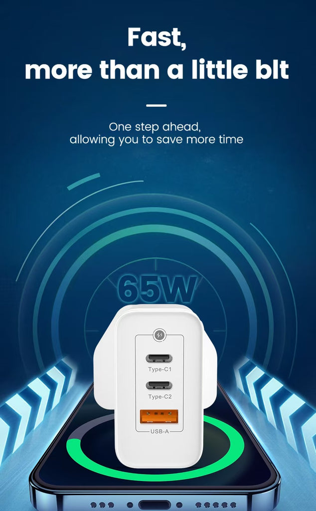 budi - PD65 Home Charger(3 Pin Plug)