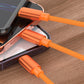 budi - Cosmic Orange 3 in 1 Charging Cable