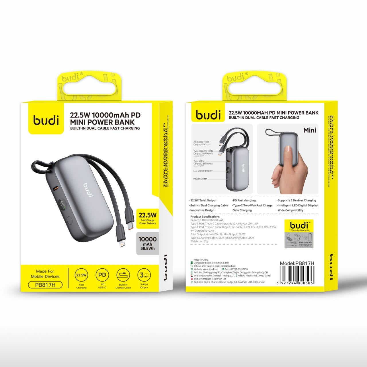 budi - Compact Power Bank