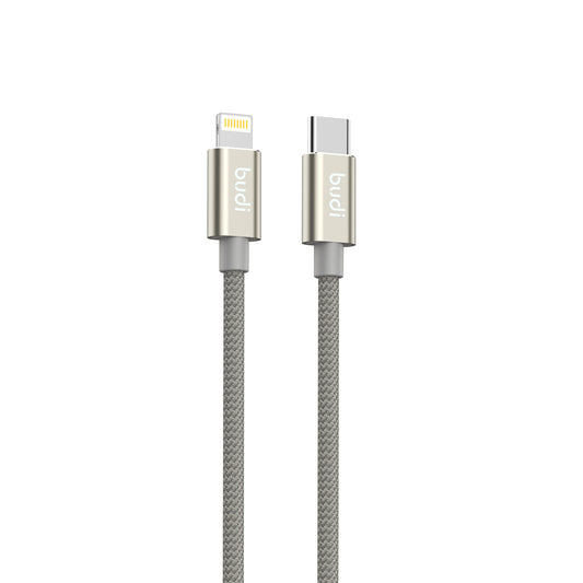 budi - PD 27w Lightning Braided Nylon Charging Cable