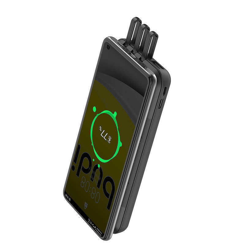 budi - Stick Pad Powerbank with Built in Cables