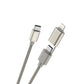 budi - PD 2 in 1 Braided Nylon Charging Cable