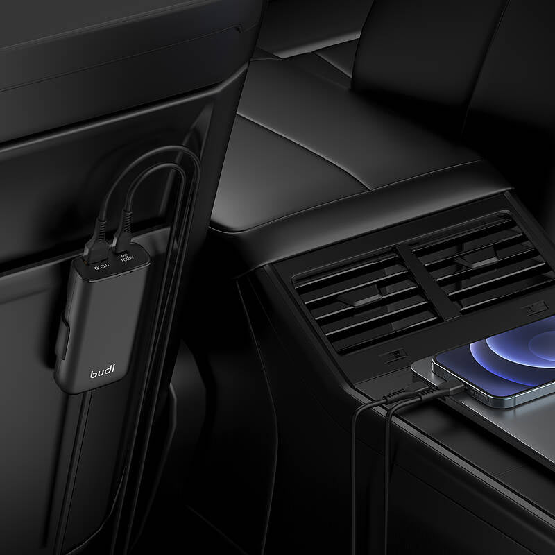 budi - 118w PD and QC3.0 Car Charger