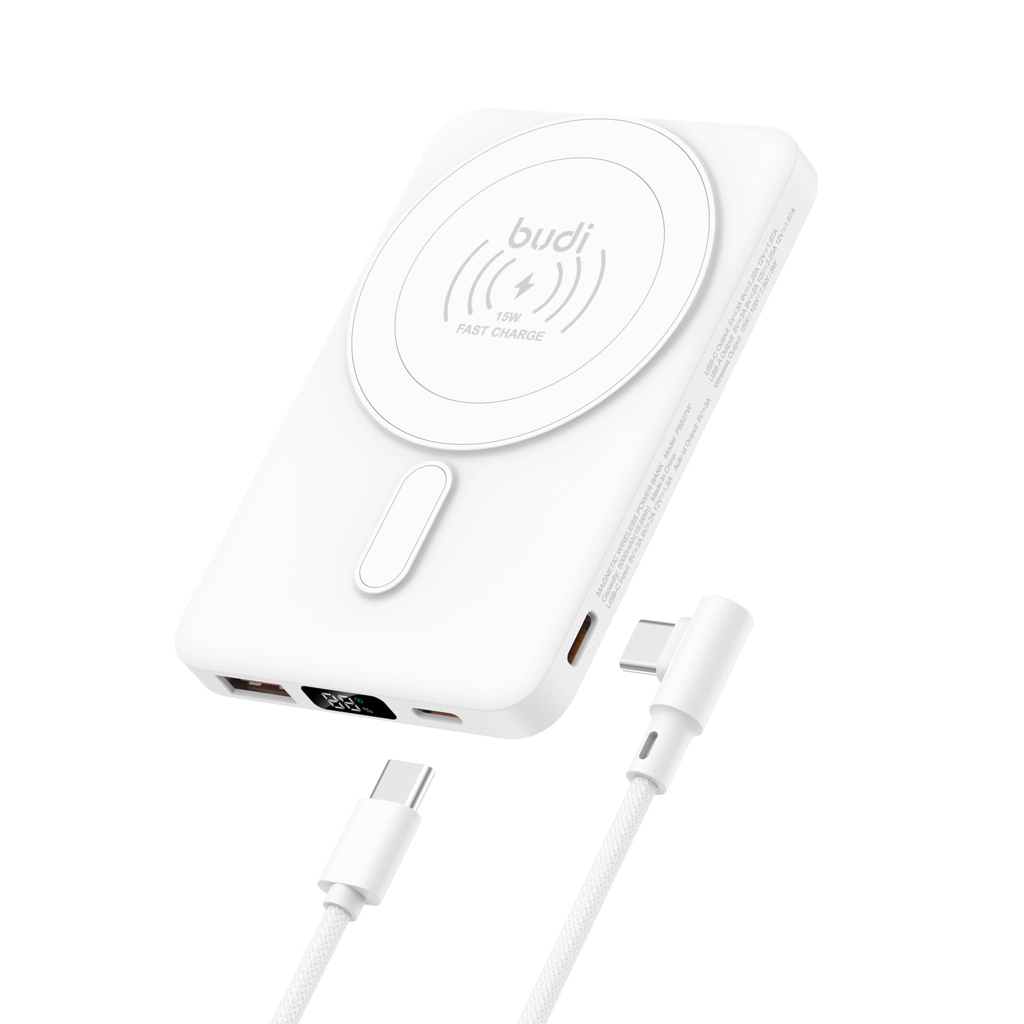 budi - Slim Mag-E 5,000 mAh Power Bank