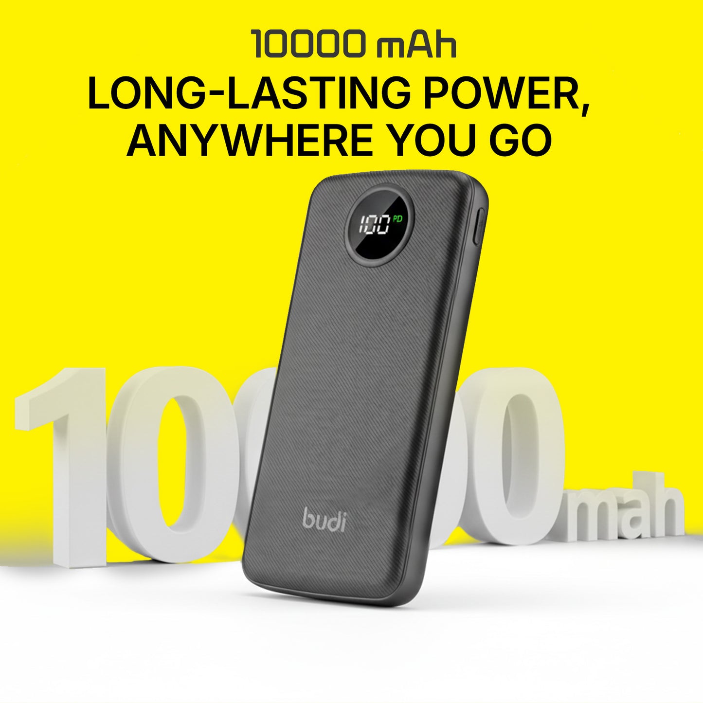 budi - Slim 10,000mAh Powerbank