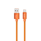 budi - Cosmic Orange USB-A to Type-C Charging Cable