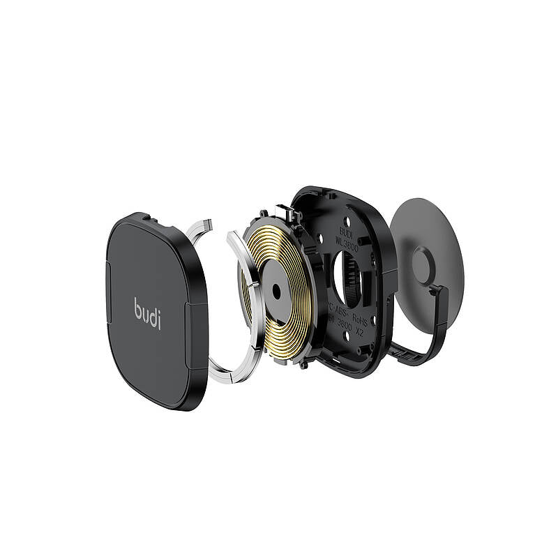budi - Magsafe Car Mount + Wireless Charger