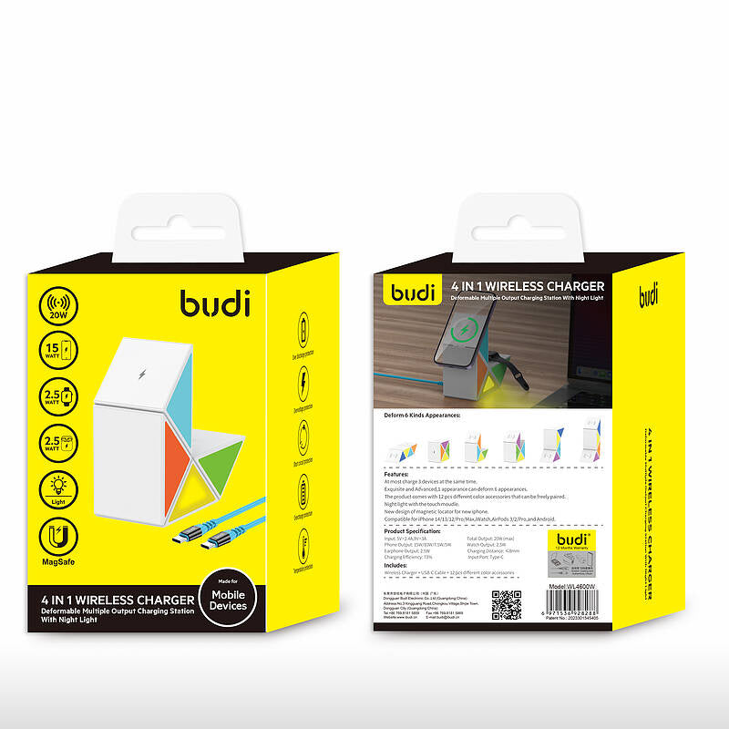 budi - 4 in 1 Flexible Charging Station