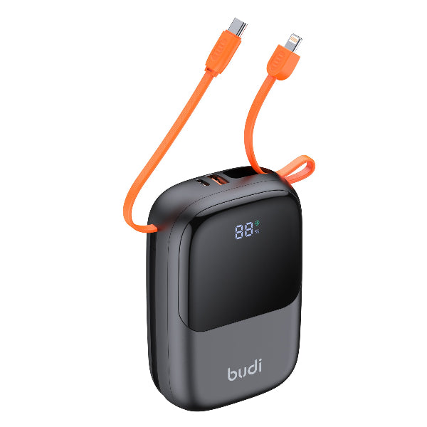 budi - Power Bank Equipped Dual Cable Fast Charging