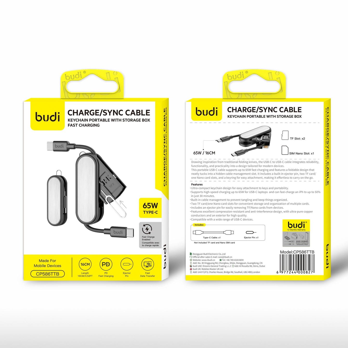 budi - Pocket Charge Cable