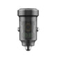 budi - 30w PD & QC CAR CHARGER Transparent Design
