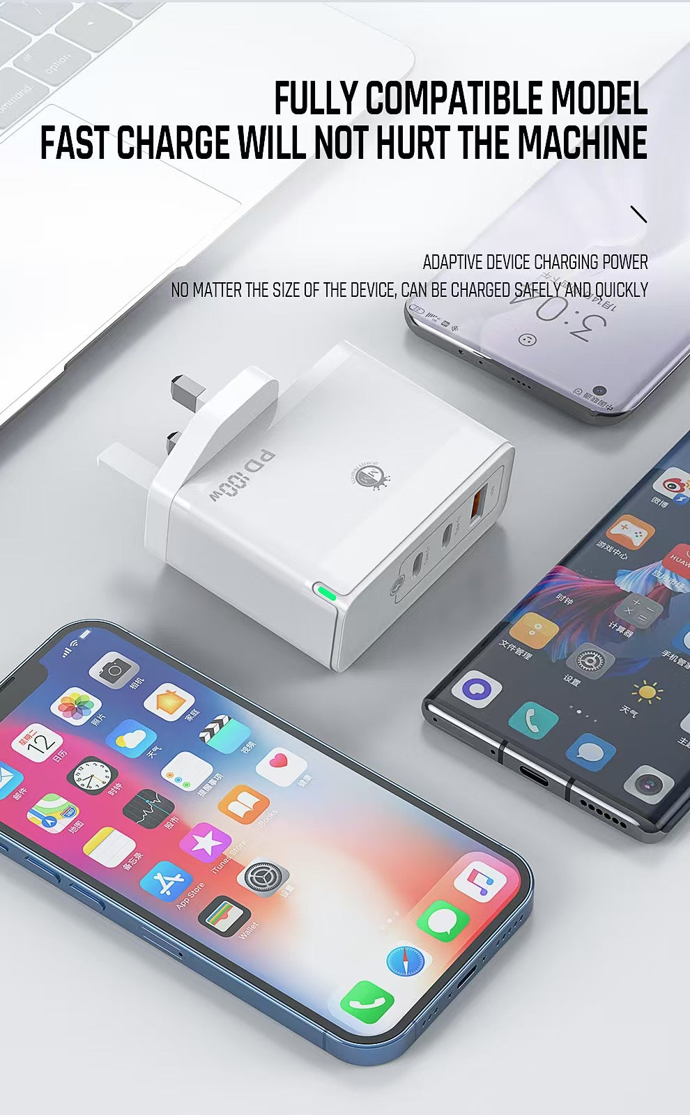 budi - PD100 Home Charger(3 Pin Plug)