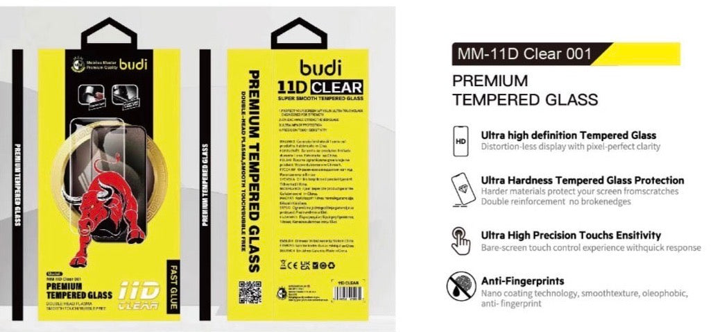budi - Premium Clear/Privacy Screen Protectors