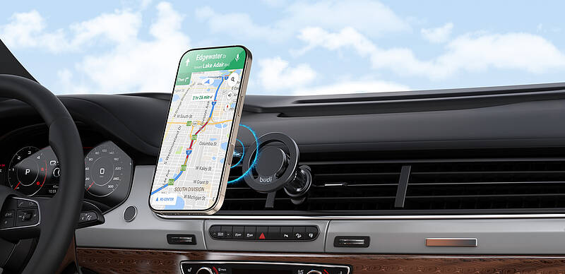 budi - Dual Magsafe Car Phone Holder