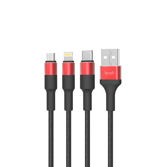 budi - 3 in 1 Braided Charging Cable