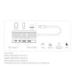 budi 4-port USB-C hub specifications: 2x USB-A and 2x USB-C USB 3.2 Gen 2 10Gbps, plug and play